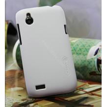 Луксозен заден предпазен твърд гръб Nillkin Grid за HTC Desire V / Desire X - бял