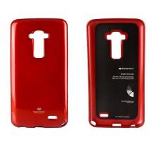Луксозен силиконов гръб / калъф / TPU Mercury JELLY CASE Goospery за LG G Flex 2 F510 - червен