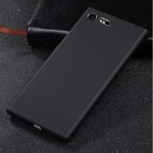 Оригинален силиконов калъф / гръб / TPU X-level Guardian Series за Sony Xperia XZ Premium - черен