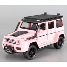 Метален джип Mercedes BRABUS G550 G-class G63 със звук, светлина и отварящи се врати 1:32