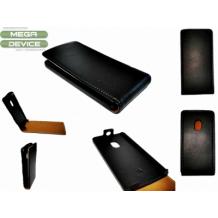 Кожен калъф Flip Sony Ericsson X10 Xperia - черен