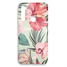 Луксозен силиконов калъф / гръб / TPU за Samsung Galaxy S20 - Spring / резида с цветя