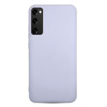 Луксозен силиконов калъф / гръб / Nano TPU за Samsung Galaxy S21 Plus - светло лилав