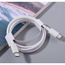 Оригинален USB кабел Google Cable за зареждане и пренос на данни / USB-C to USB-C 30W 1m - бял