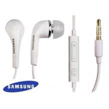 Оригинални стерео слушалки / handsfree / за Samsung - бел / 3,5 mm
