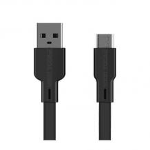 Оригинален USB кабел Proda Fons Series PD-B18a 2.1A Charging Data Cable / Type-C / 1.0м - черен