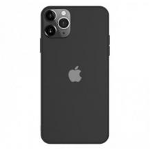 Луксозен силиконов гръб Silicone Case за Apple iPhone 11 6.1"- черен