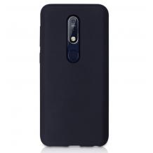 Силиконов калъф / гръб / TPU за OnePlus 7 Pro - черен / мат