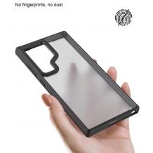 Луксозен гръб / кейс / X-Level Armor Series за Samsung Galaxy S25 Ultra - черен прозрачен