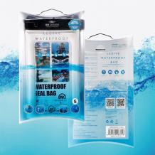 Универсален водоустойчив калъф Waterproof WK-Q01 за мобилен телефон (S) - черен