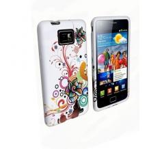 Силиконов калъф / гръб / TPU за Samsung Galaxy S2 i9100 / Samsung Galaxy SII Plus I9105 - цветни цветя