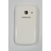 Хоризонтален кожен калъф Flip cover за Samsung Galaxy Y Duos S6102 - бял