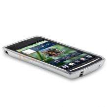 Силиконов гръб ТПУ за Sony Ericsson Xperia X12 / Arc S - бял мат
