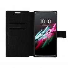 Кожен калъф Flip тефтер Flexi със стойка за Samsung Galaxy Note 10 Plus N975 - черен