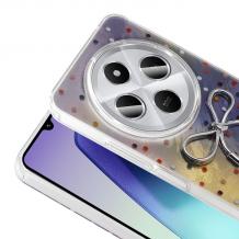 Луксозен силиконов калъф / гръб / TPU Ponti Case за Xiaomi Redmi 14C - цветен кейс със панделка