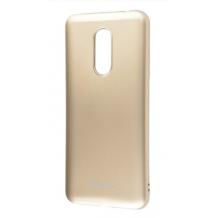Луксозен силиконов калъф / гръб / TPU Mercury GOOSPERY Jelly Case за Nokia 5.1 2018 - златист