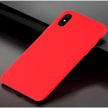 Луксозен гръб TOTU Design Brilliant Series за Apple iPhone X - червен / мат
