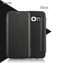 Луксозен калъф Flip тефтер G-CASE Classic Series за Samsung Galaxy S6 Edge+ G928 / S6 Edge Plus - черен / black