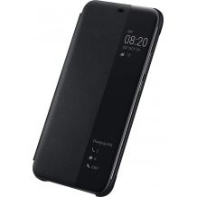 Луксозен калъф Smart View Cover за Huawei P30 Lite - черен
