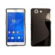 Силиконов калъф / гръб / TPU S-Line за Sony Xperia Z3 Compact / Z3 Mini - черен