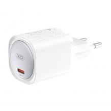 Зарядно устройство комплект XO CE20 PD 30W 1x USB-C + кабел USB-C - USB-C