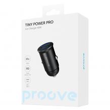 Зарядно устройство за кола адаптер Proove Tiny Power Pro PD 65W QC 1x USB 1x USB-C 12V / 24V