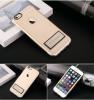 Луксозен силиконов калъф / гръб / TPU TOTU Design Metal Holder and Damping за Apple iPhone 6 / 6S - прозрачен