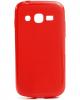 Силиконов калъф / гръб / TPU за Samsung Galaxy Ace 4 G313 - червен / мат