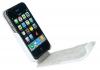 Вертикален калъф Carbon Fiber за Apple iPhone 4S бял