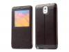 Луксозен кожен калъф Flip Cover S-View Kalaideng KA Series за Samsung Galaxy Note 3 N9000 / Note 3 N9005 - черен