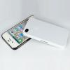 Ултра тънък заден предпазен капак / твърд гръб / за Apple iPhone 4 4S - бял / мат