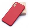 Силиконов калъф / гръб / TPU за Samsung Galaxy A70 - червен / мат