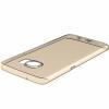 Луксозен силиконов калъф ROCK Slim Jacket Ultra Thin Case за Samsung Galaxy S7 Edge G935 - прозрачен / златист