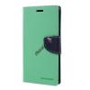 Луксозен кожен калъф Flip тефтер със стойка MERCURY Fancy Diary за HTC Desire 650 - резида