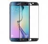 Скрийн протектор извит ТПУ / мек / удароустойчив Full Screen за Samsung Galaxy S6 Edge+ G928 / S6 Edge Plus G928 - Black / черен