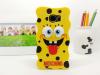 Силиконов калъф / гръб / TPU 3D за Samsung Galaxy S6 G920 - spongebob