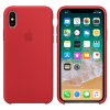 Оригинален гръб Silicone Case MMWF2ZM/A за Apple iPhone X - червен