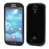 Луксозен силиконов гръб / калъф / TPU за Samsung Galaxy S4 I9500 / Samsung S4 I9505 - JELLY CASE Mercury / черен с брокат