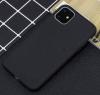 Силиконов калъф / гръб / TPU за Apple iPhone 11 - черен / мат