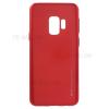 Луксозен силиконов калъф / гръб / TPU MERCURY i-Jelly Case Metallic Finish за Samsung Galaxy S9 G960 - червен