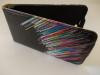 Кожен калъф Flip тефтер за Sony Xperia Z1 Compact - цветна дъга