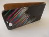Кожен калъф Flip тефтер за Sony Xperia Z1 Compact - цветна дъга