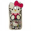 Силиконов калъф / гръб / TPU 3D за Huawei P9 Lite - прозрачен / Hello Kitty