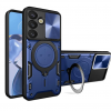 Удароустойчив твърд гръб / Кейс Defender Armor Ring Magnetic Holder lens cover Samsung Galaxy A57 - син