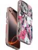 Луксозен гръб / кейс / Flower Series Case с безжично зареждане MagSafe за Apple iPhone 16 Pro (6.3) - пепел от рози / цветя