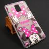 Силиконов гръб / калъф / TPU за Samsung Galaxy Note 4 N910 / Samsung Note 4 - Pink Minnie Mouse