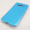 Ултра тънък силиконов калъф / гръб / TPU Ultra Thin за Samsung Galaxy Grand Prime G530 - син с кожен гръб