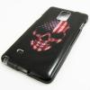 Силиконов гръб / калъф / TPU за Samsung Galaxy Note 4 N910 / Samsung Note 4 - Skull / American Flag