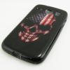 Силиконов калъф / гръб / TPU за Samsung Galaxy Core I8260 / I8262 - Skull / American Flag