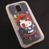 Силиконов калъф / гръб / TPU за Samsung Galaxy S5 G900 / Galaxy S5 Neo G903 - прозрачен / Hello Kitty